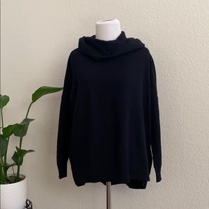 Joie Black Cowl Neck Turtle Neck Sweater